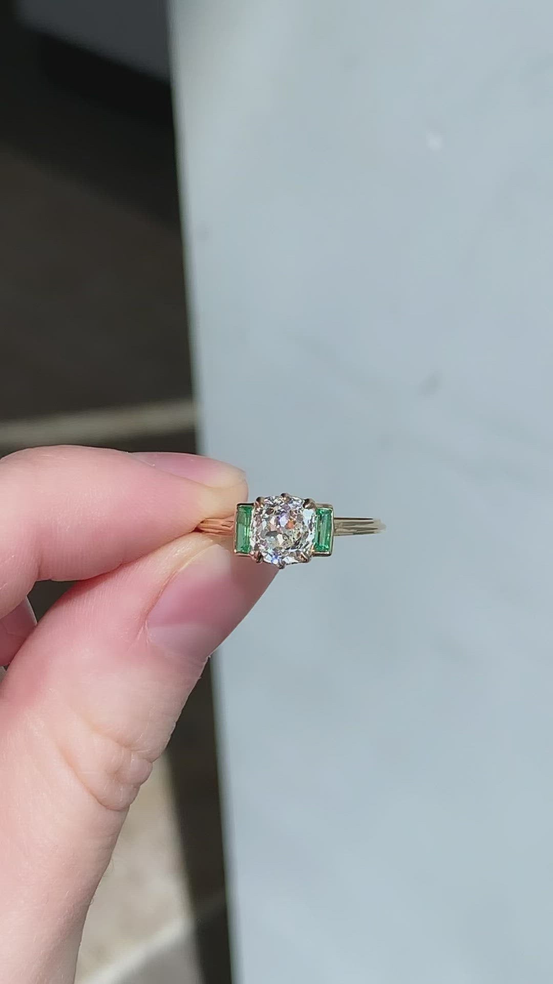 Old Mine cut diamond 