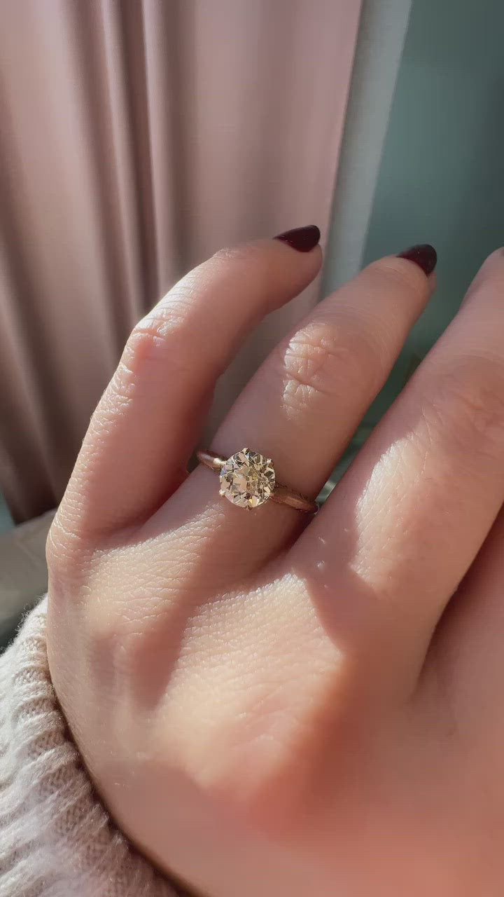 Old European cut diamond 