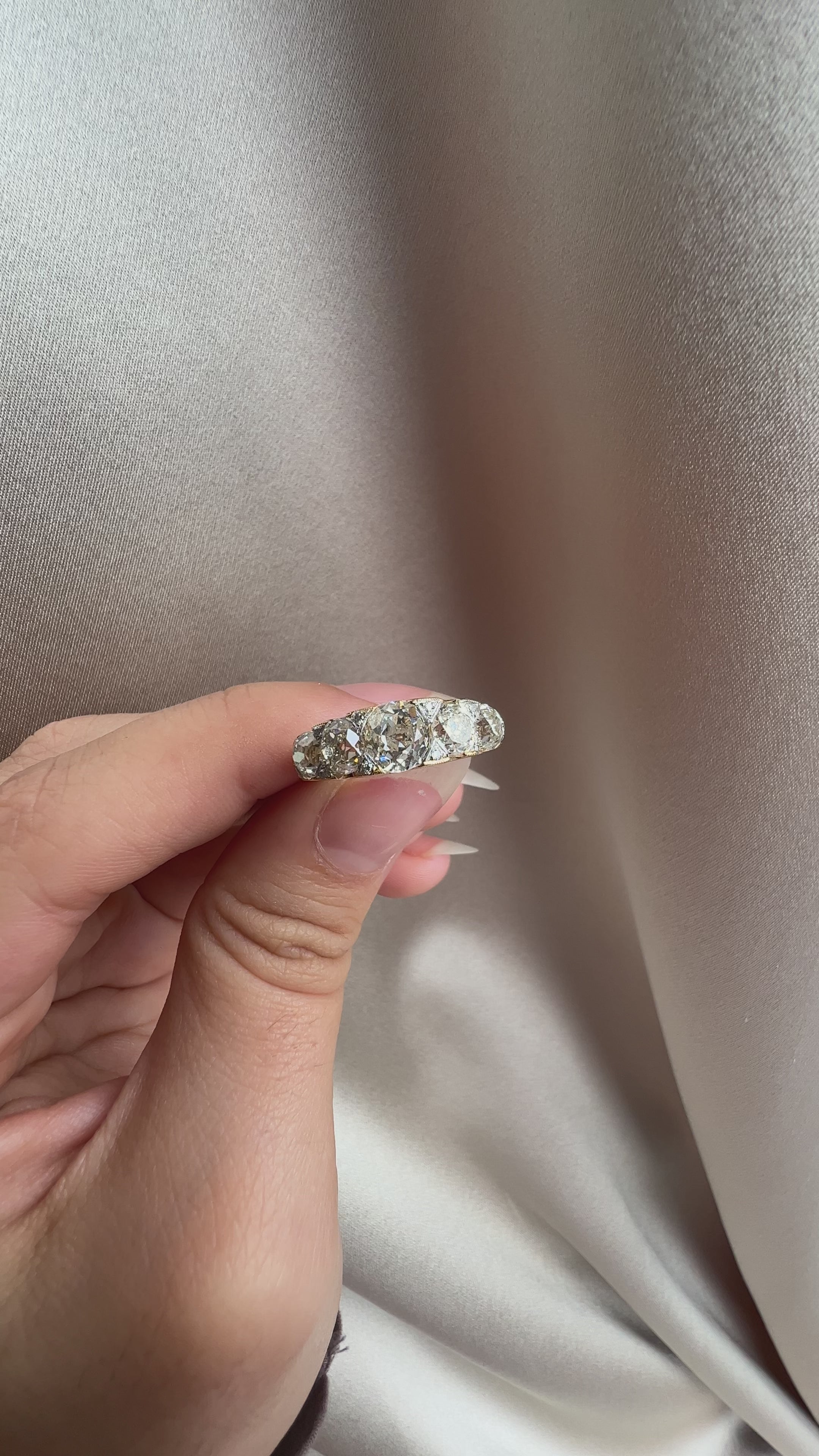 Old Mine cut diamond 