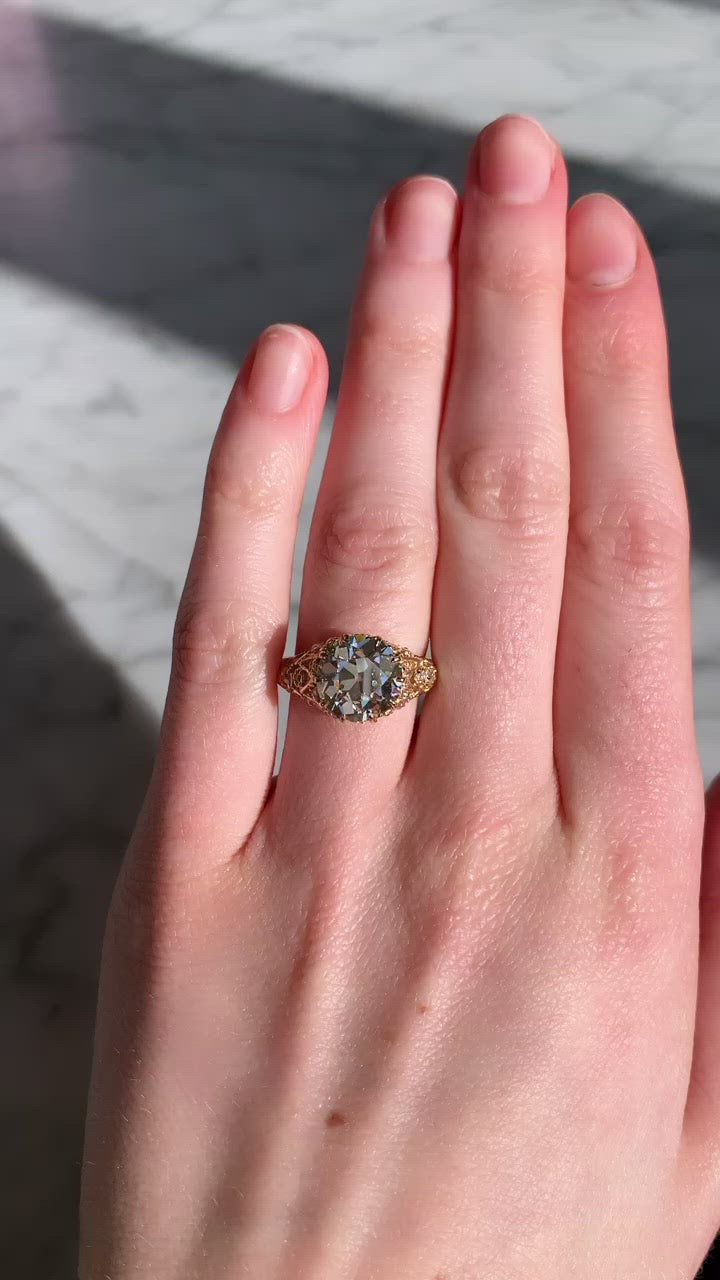 Old European cut diamond 