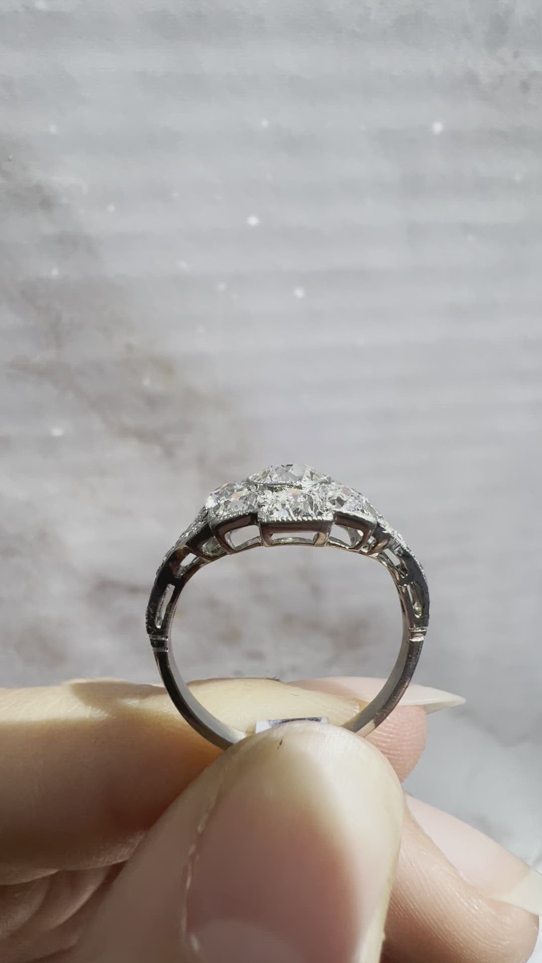  videos and images of vintage Uncategorized-Old European cut diamond Uncategorized