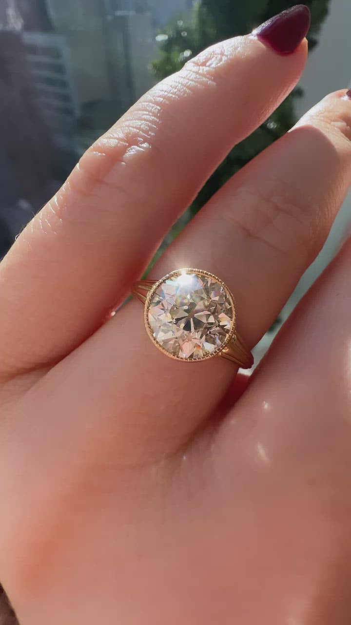 Old European cut diamond 