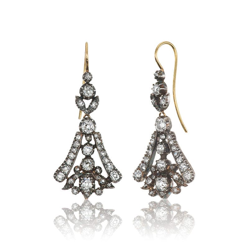 Victorian Diamond Earrings