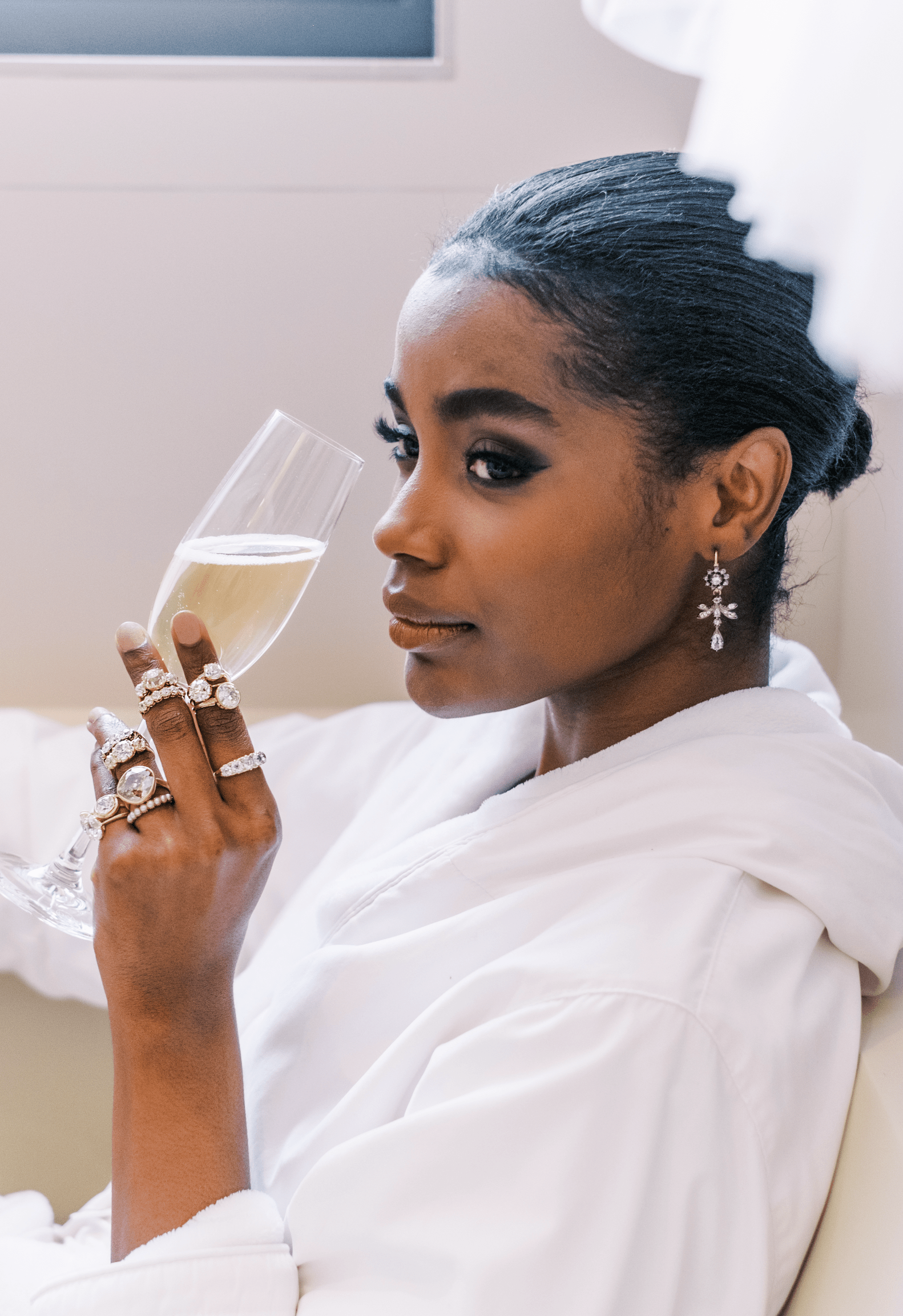 Diamond Drop Earrings