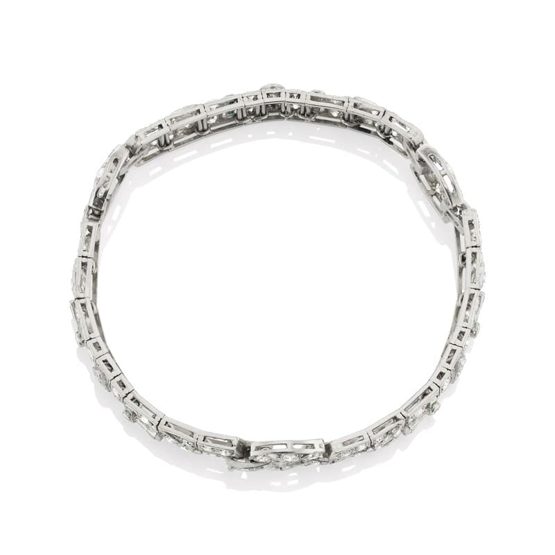 Diamond + Emerald Bracelet Bracelet