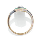 Unique Diamond & Emerald Cocktail Ring