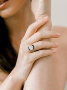 Diamond + Onyx Ring