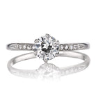 0.62 carat vintage Art Deco ring