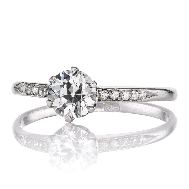 0.62 carat vintage Art Deco ring