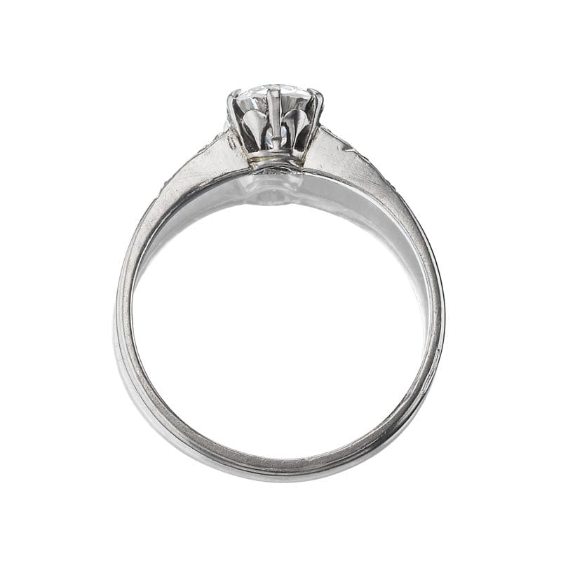 0.62 carat vintage Art Deco ring