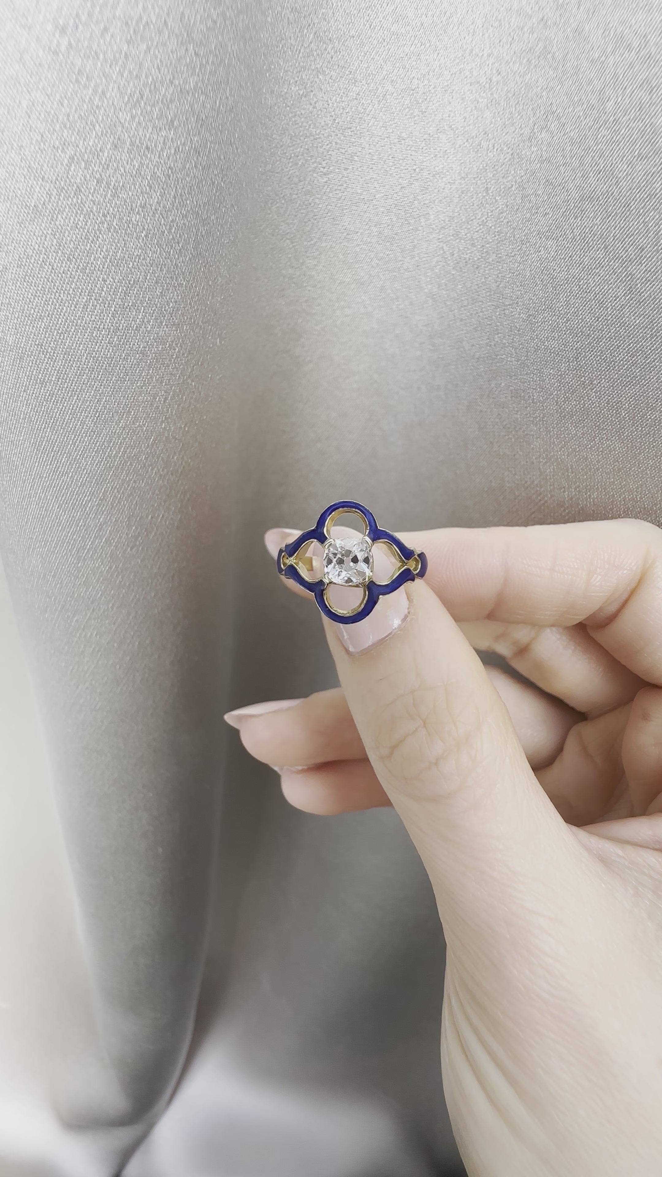 Old Mine cut diamond 