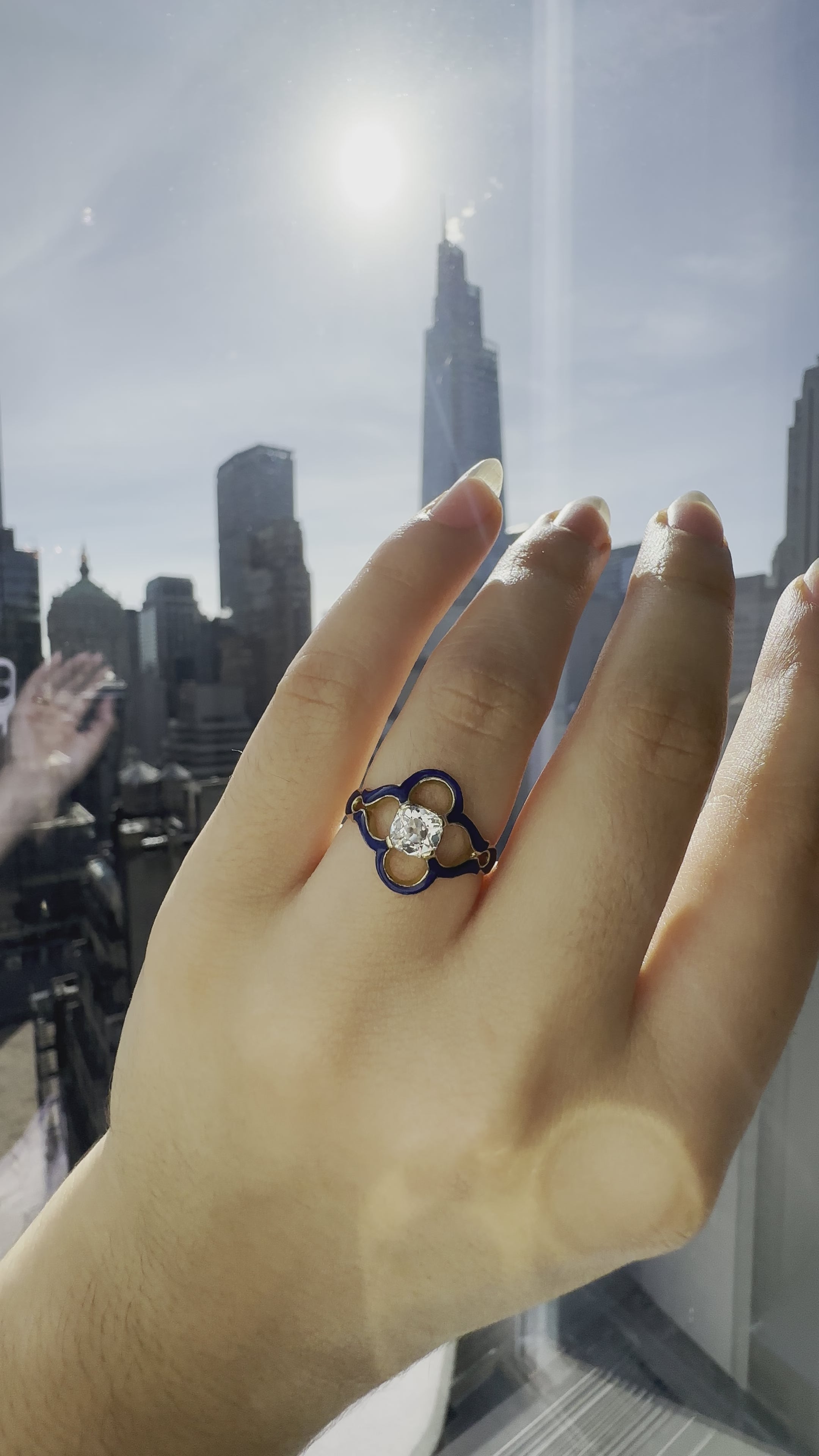  videos and images of vintage -Old Mine cut diamond 