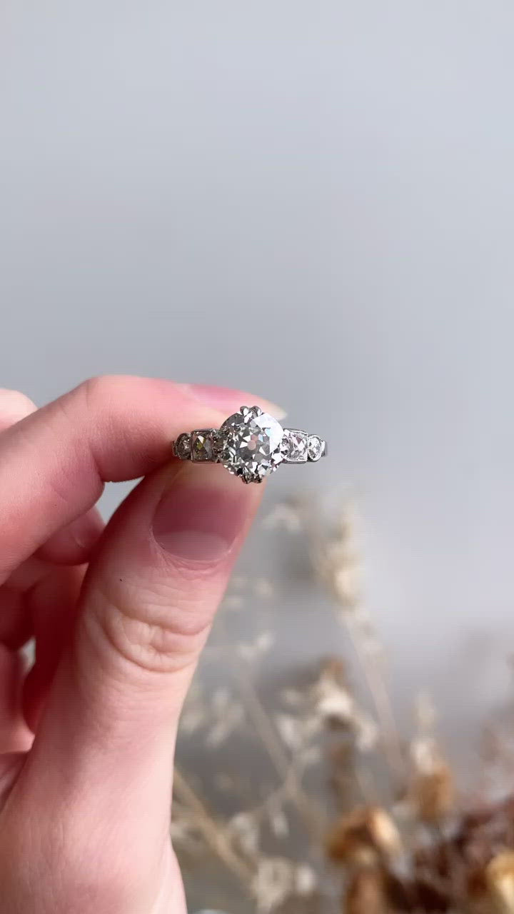  videos and images of vintage -Old European cut diamond 