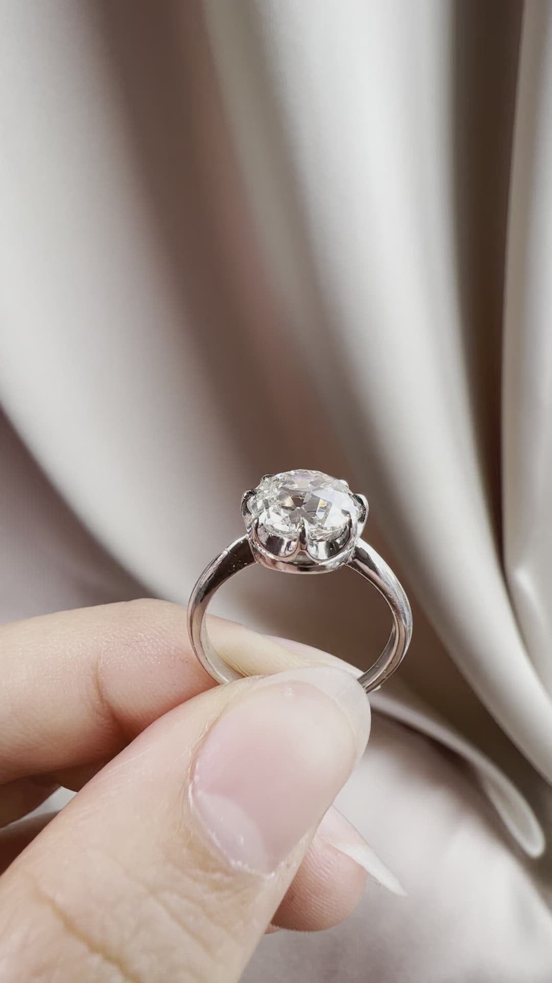 Old Mine cut diamond 