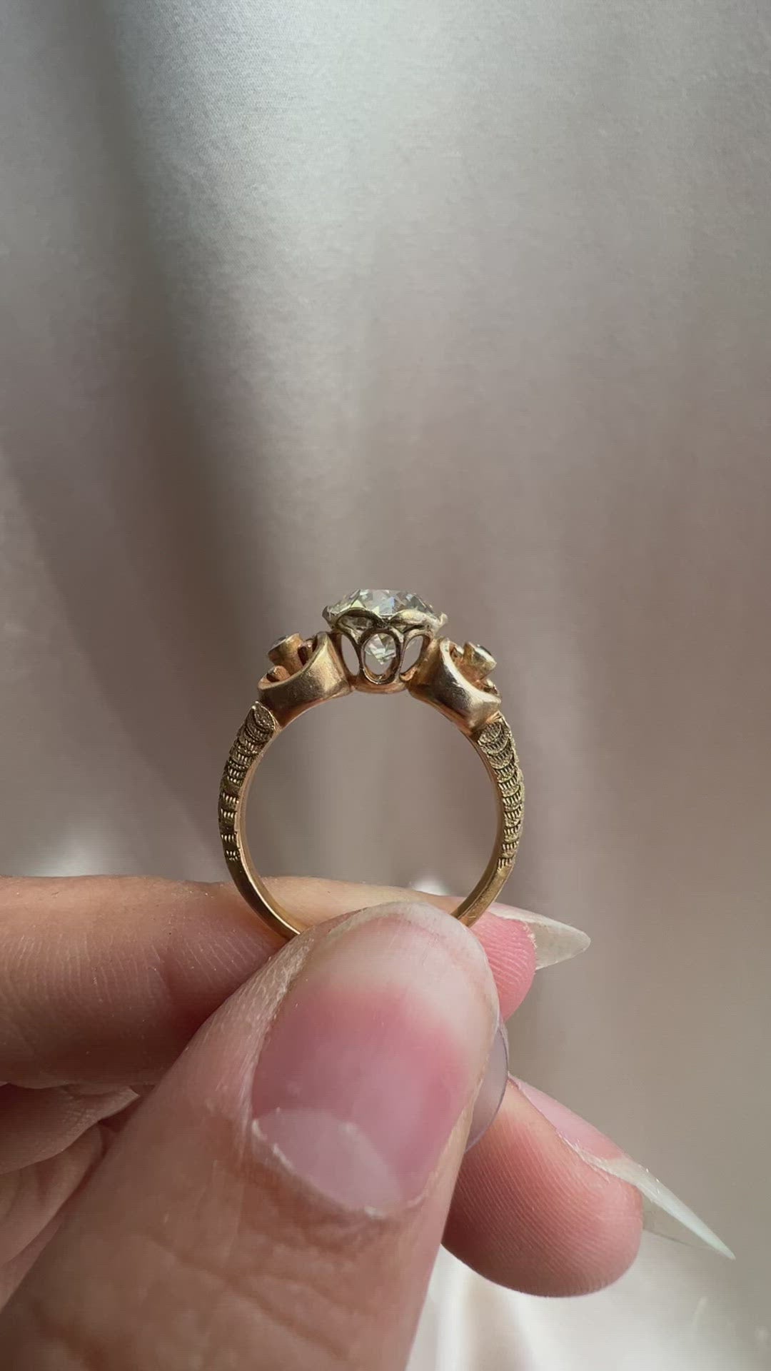 Old European cut diamond 