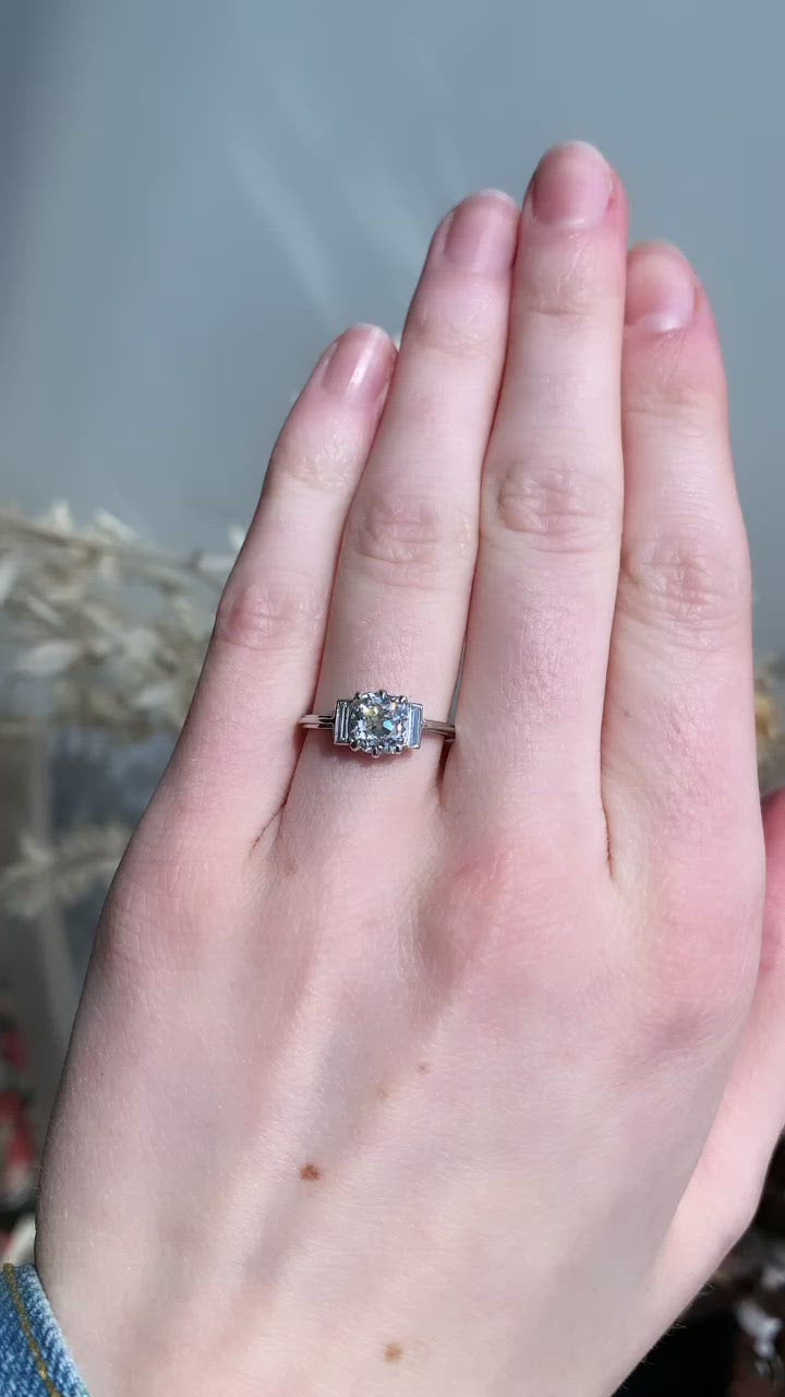 j-k-l color, si-i clarity diamond uncategorized in platinum setting