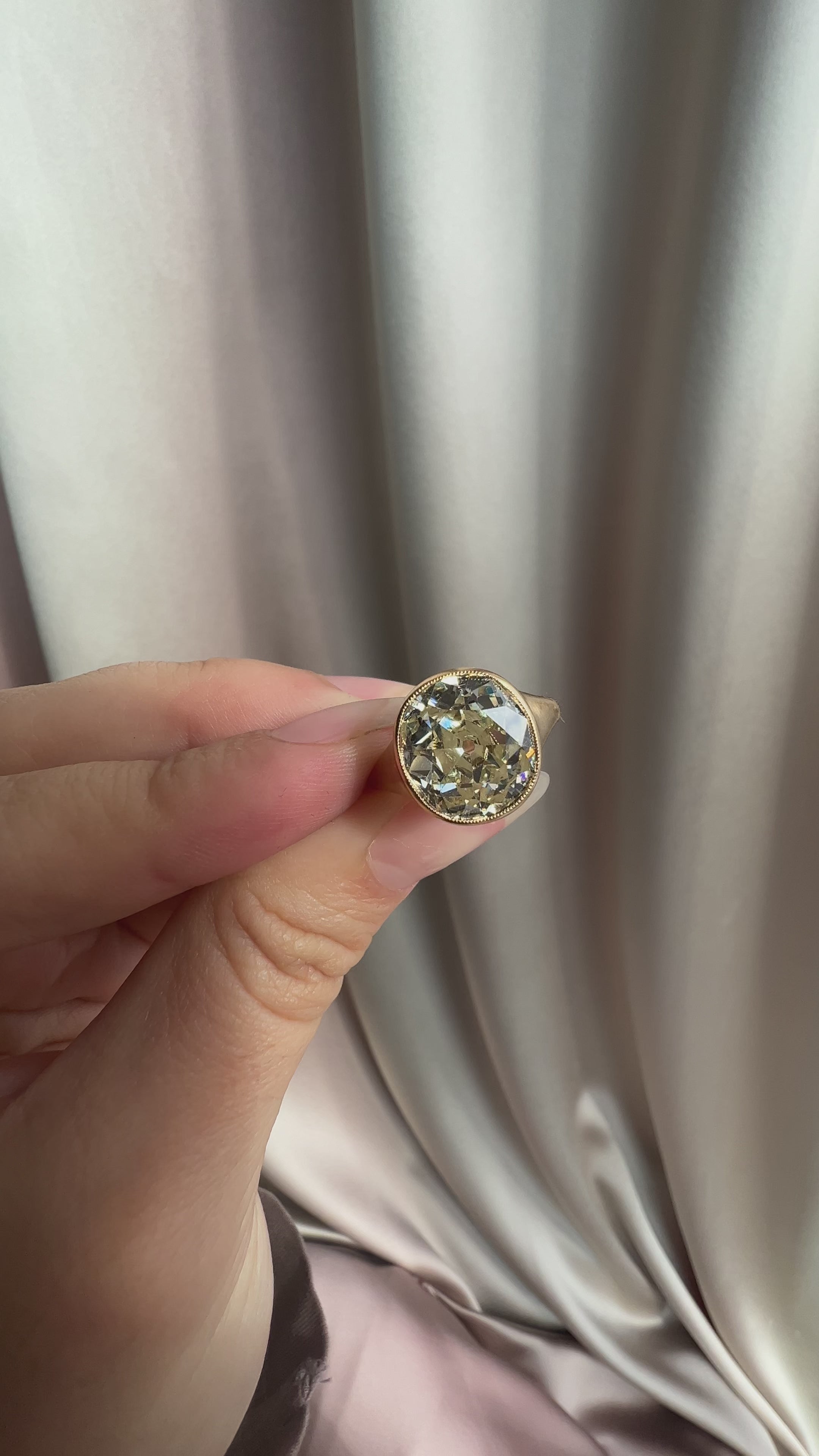 Old Mine cut diamond 