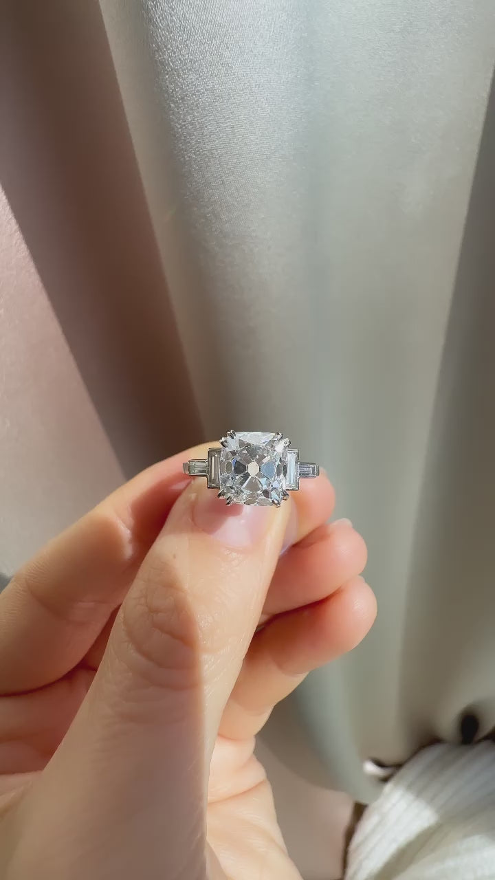 Old Mine cut diamond 