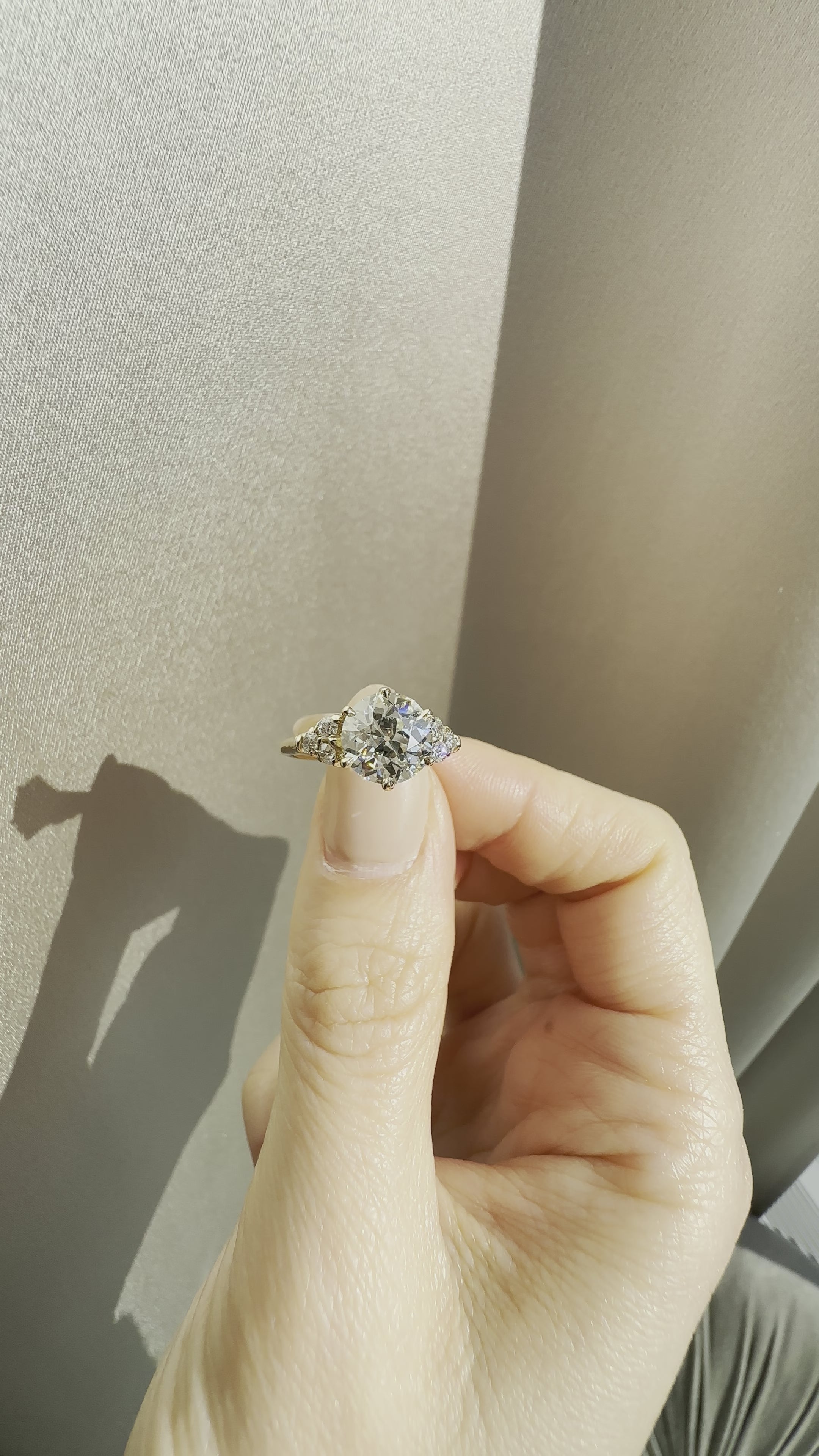 Old European cut diamond 