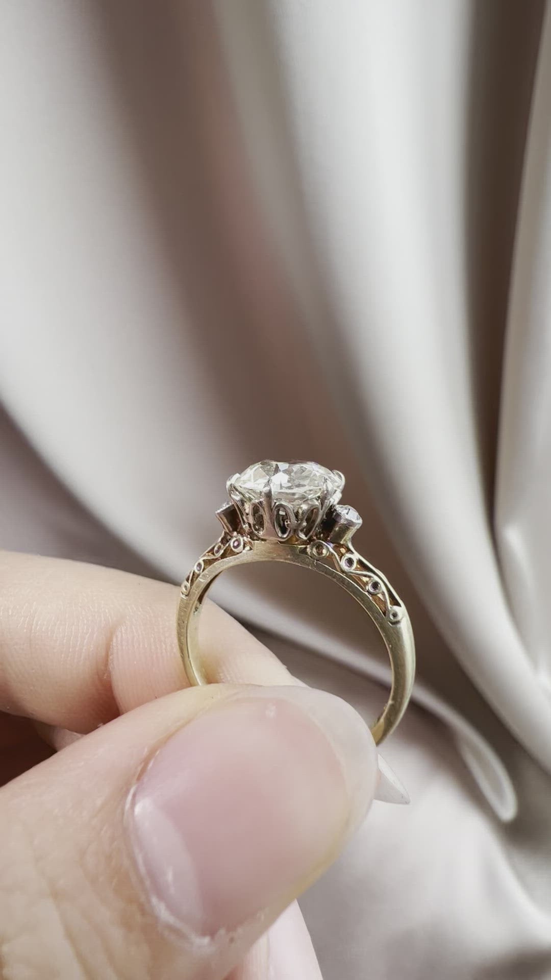 Old European cut diamond 