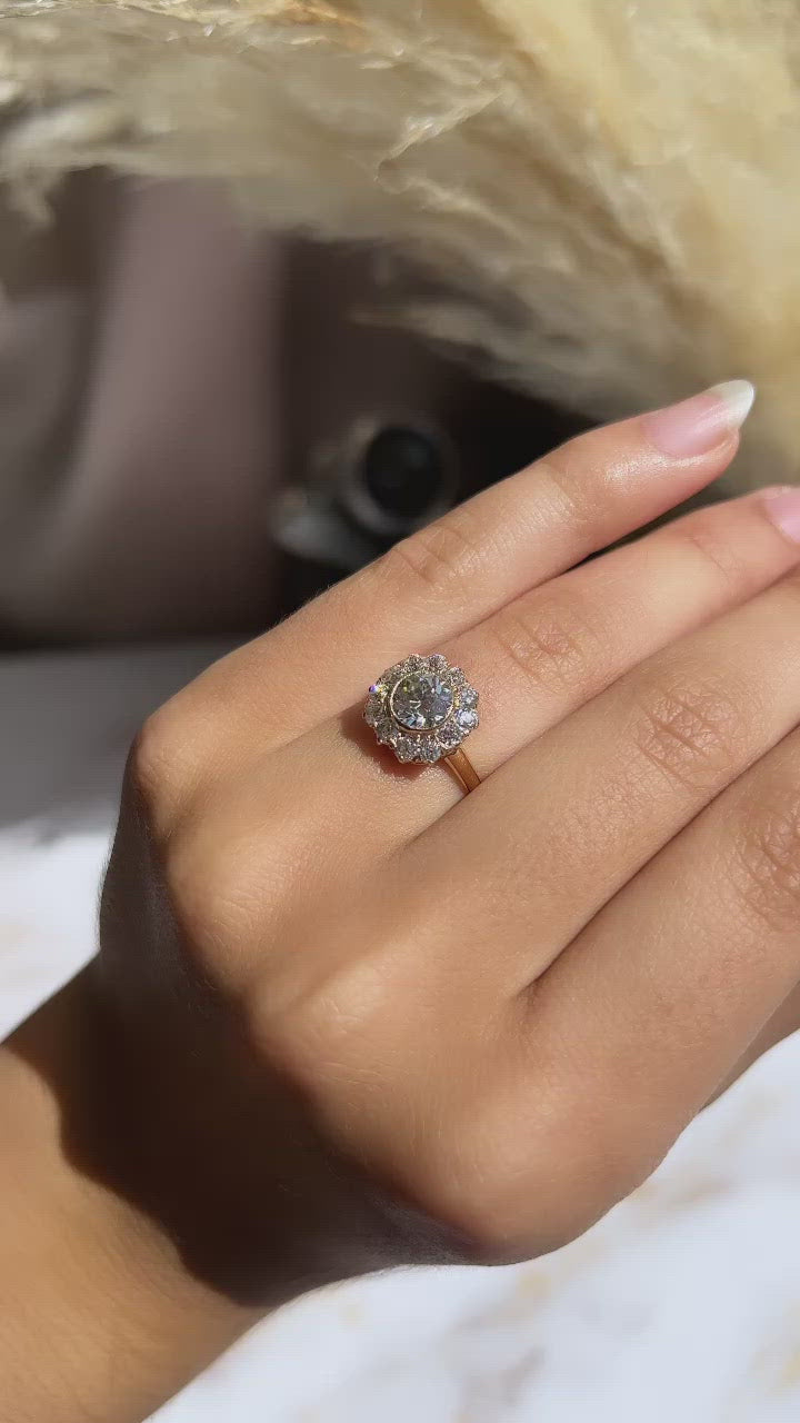 Old European cut diamond 