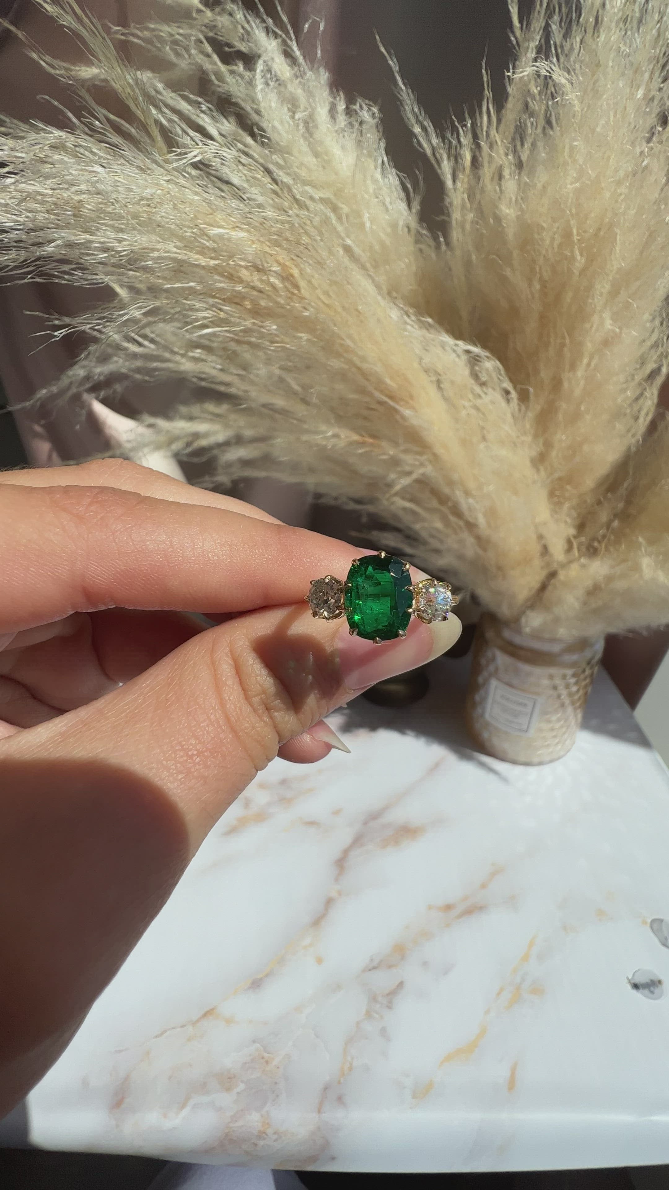 Old Mine cut diamond 