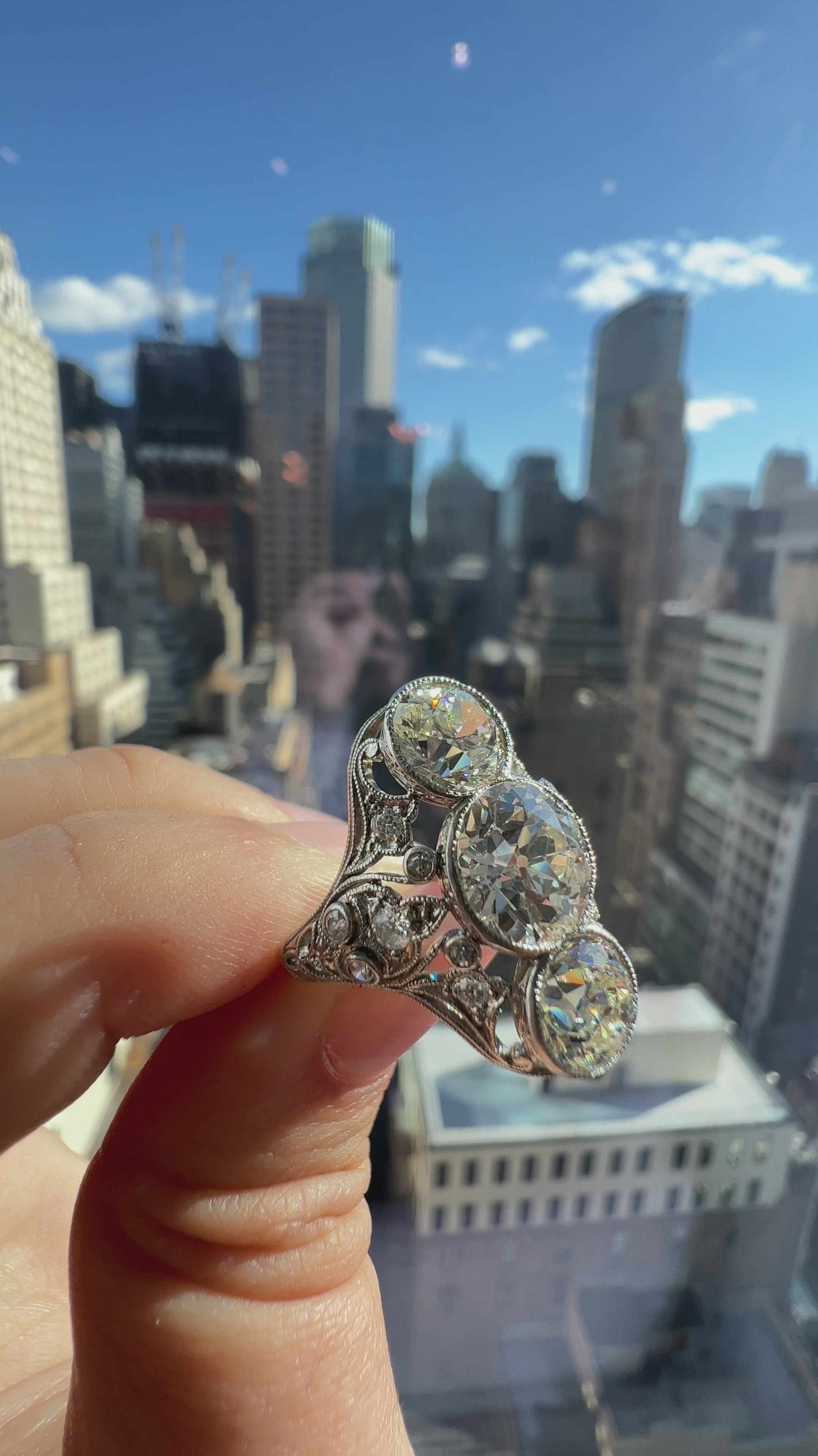 Old European cut diamond 