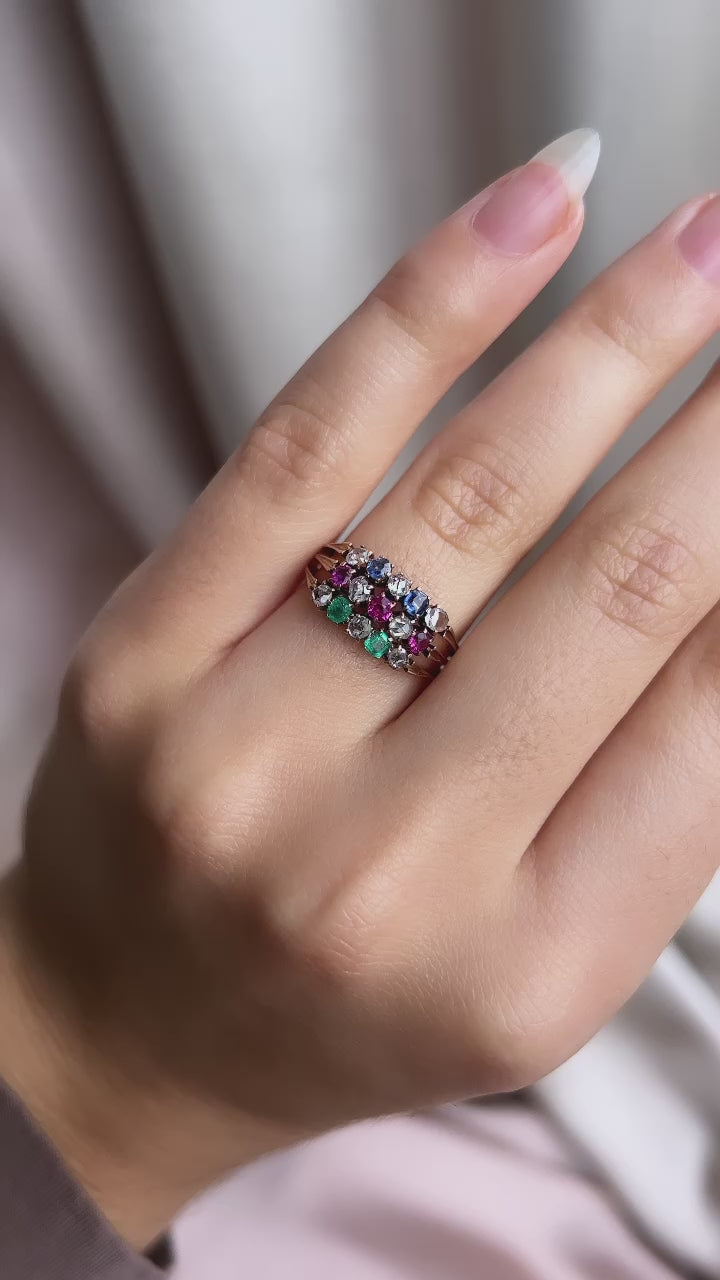 gemstones  vintage engagement ring