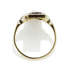 Rectangle Halo Engagement Ring - Sapphire & Diamond | Victor Barbone