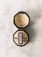 Rectangle Halo Engagement Ring - Sapphire & Diamond | Victor Barbone