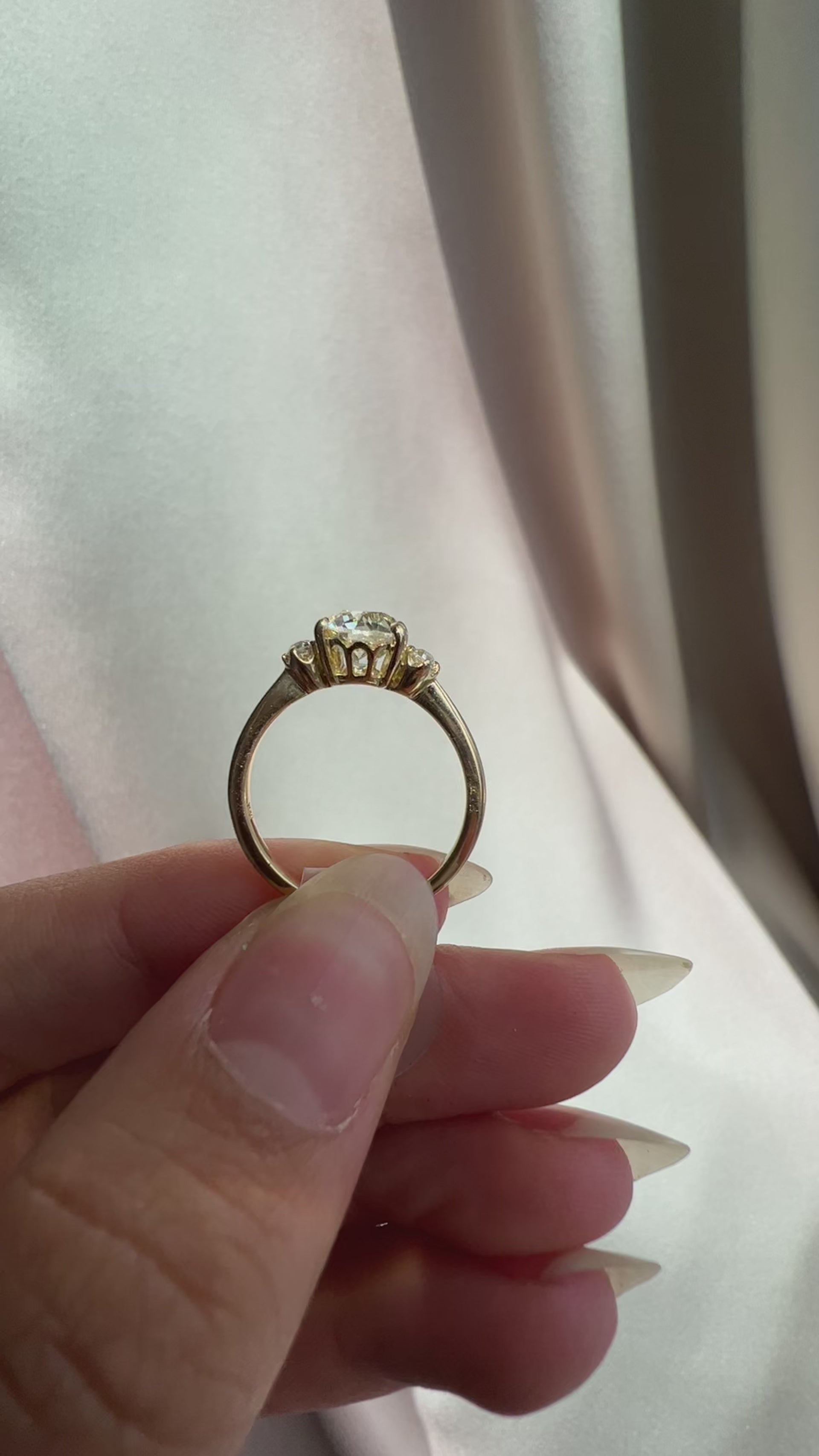 Old European cut diamond 