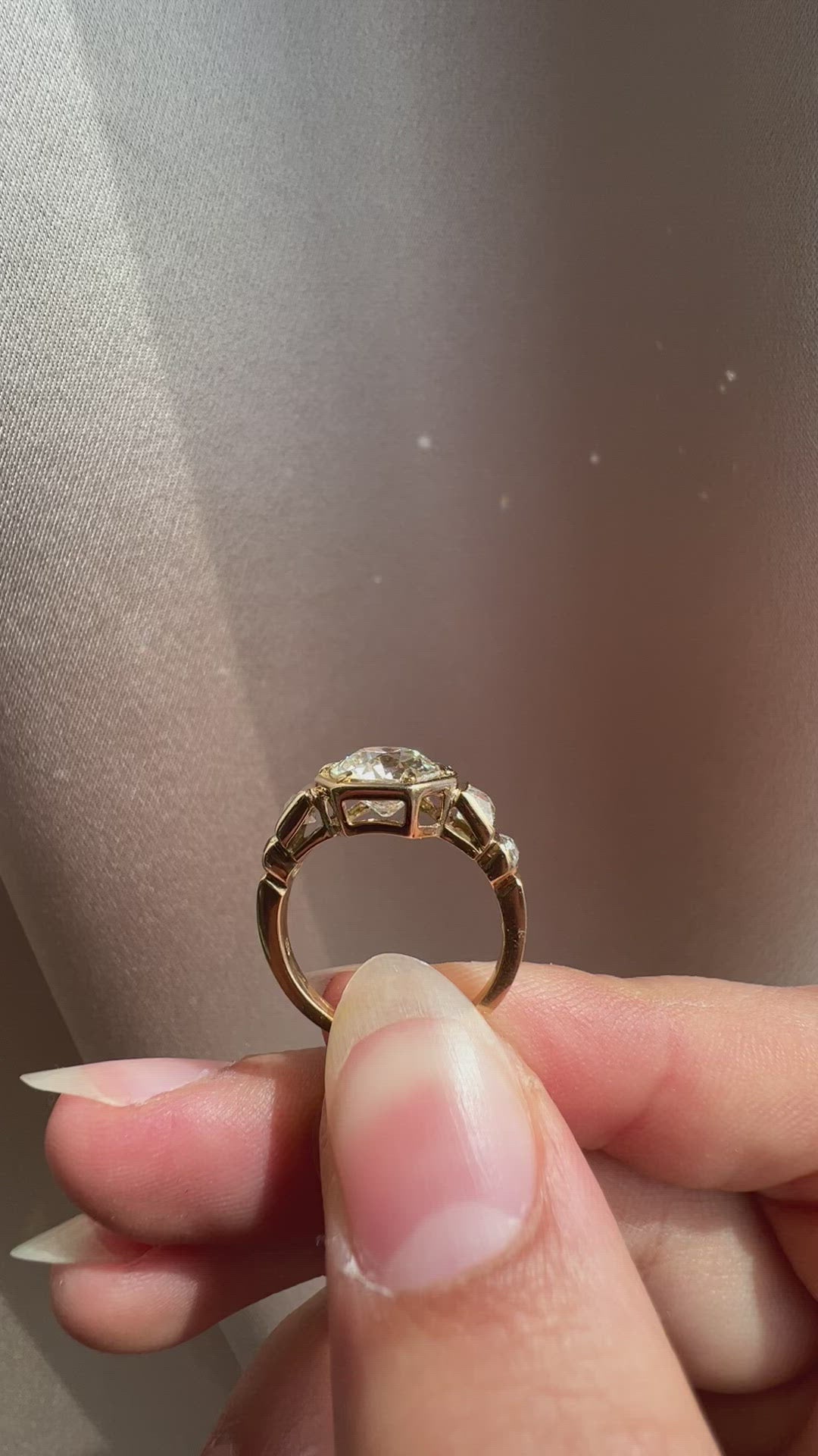 Old European cut diamond 