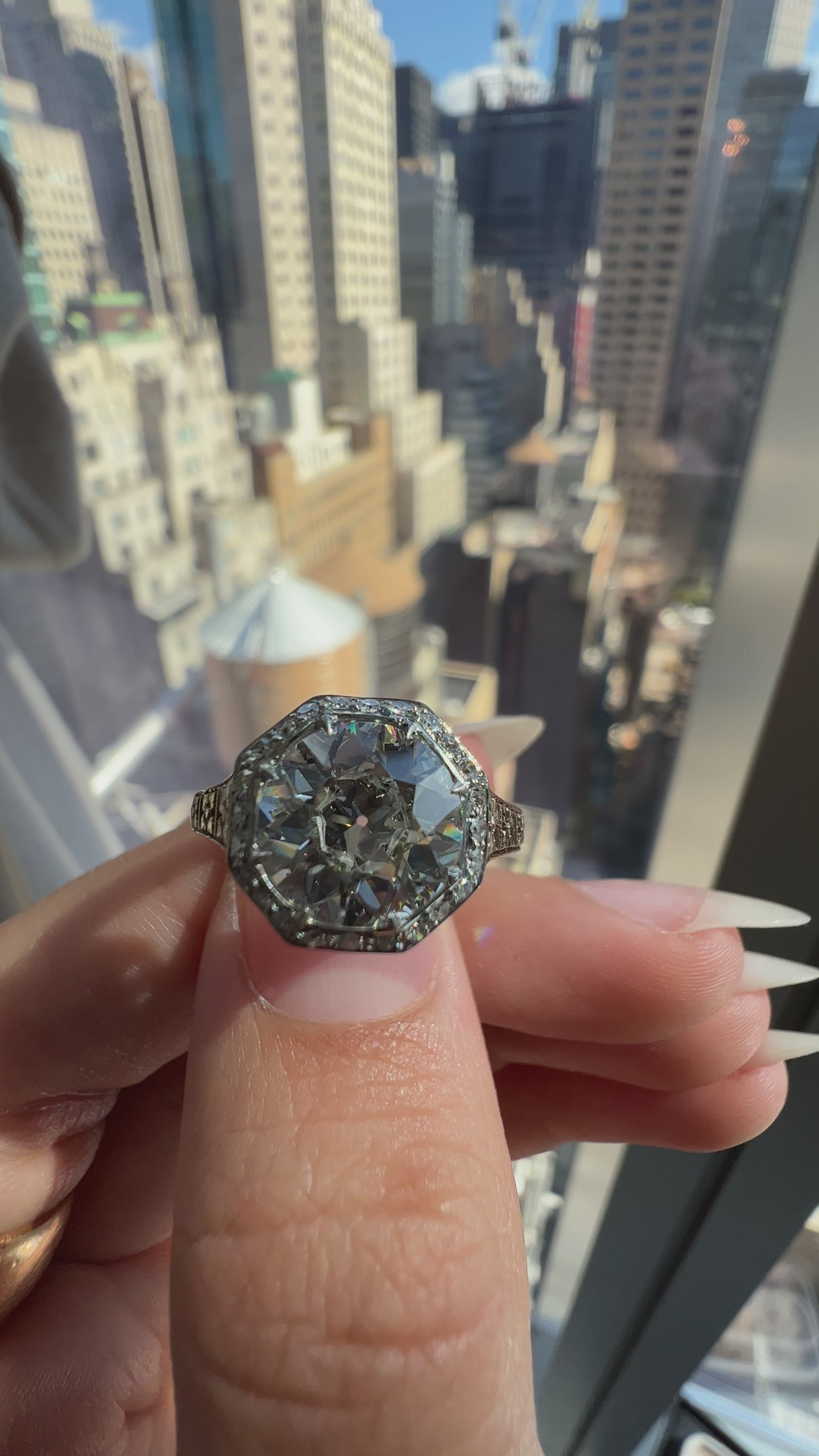 Old European cut diamond 