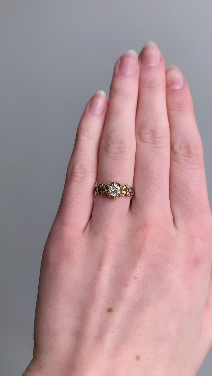 Old European cut diamond 