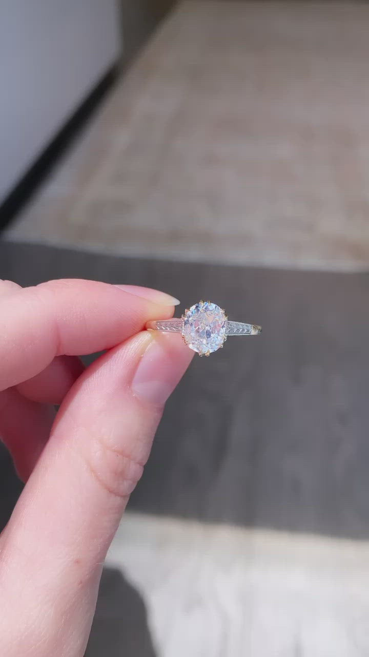 Old Mine cut diamond 