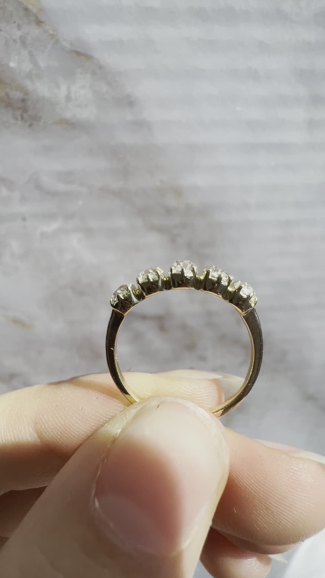 Less than 1  vintage engagement ring