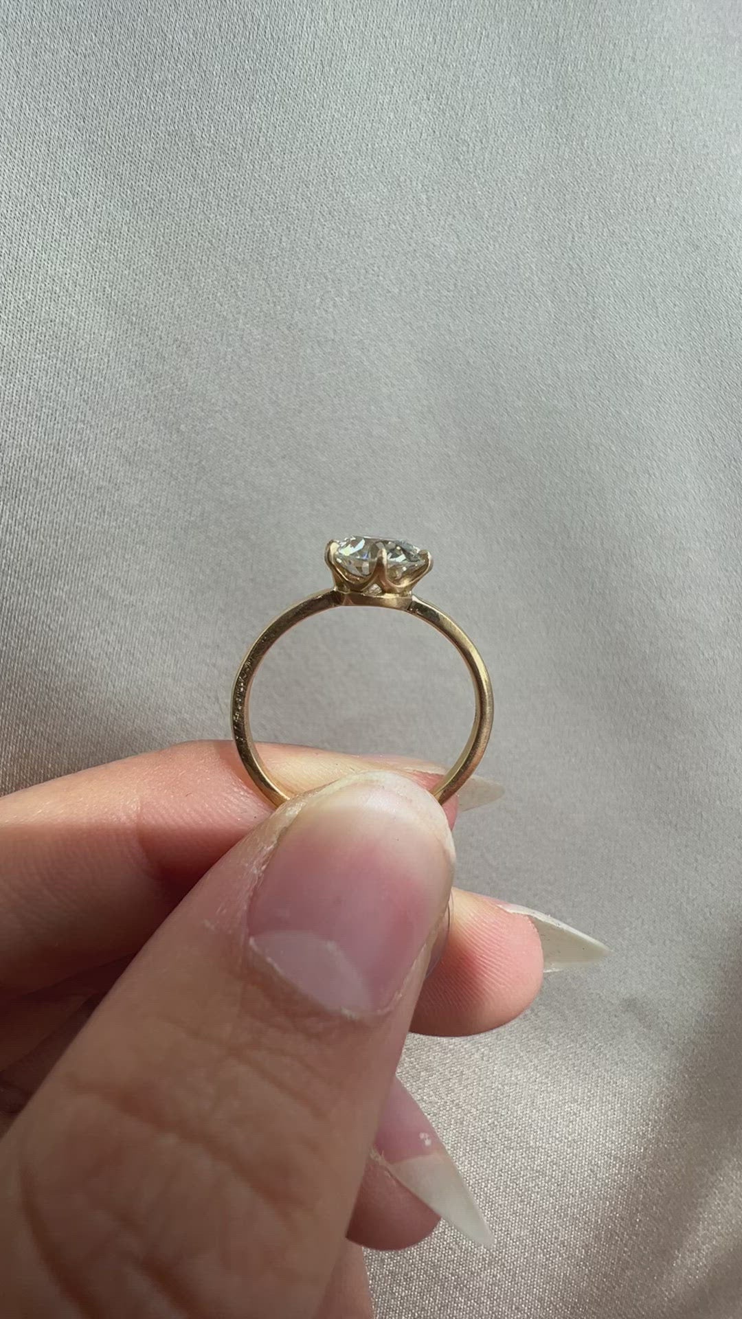 Old European cut diamond 