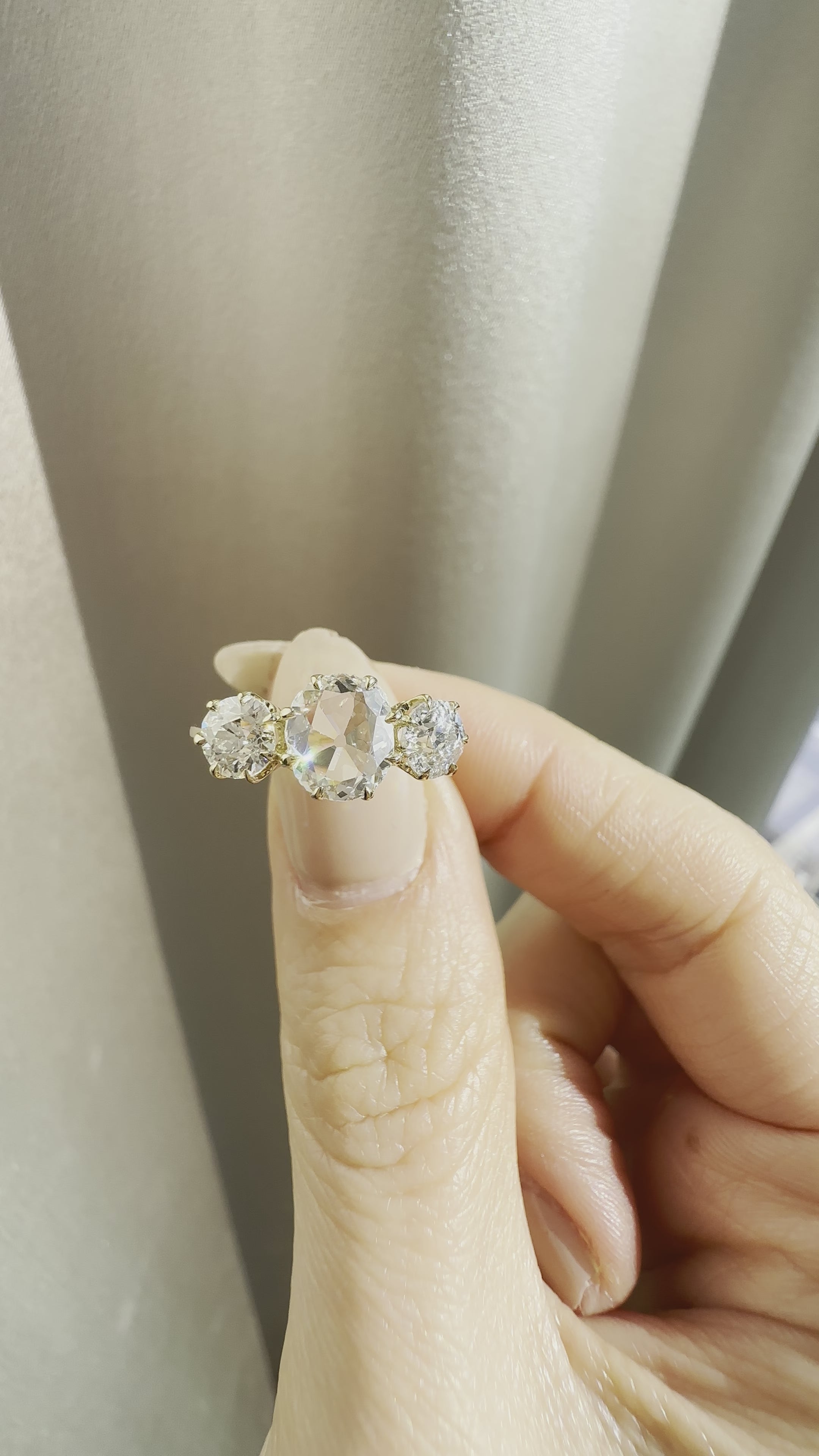 Old Mine cut diamond 