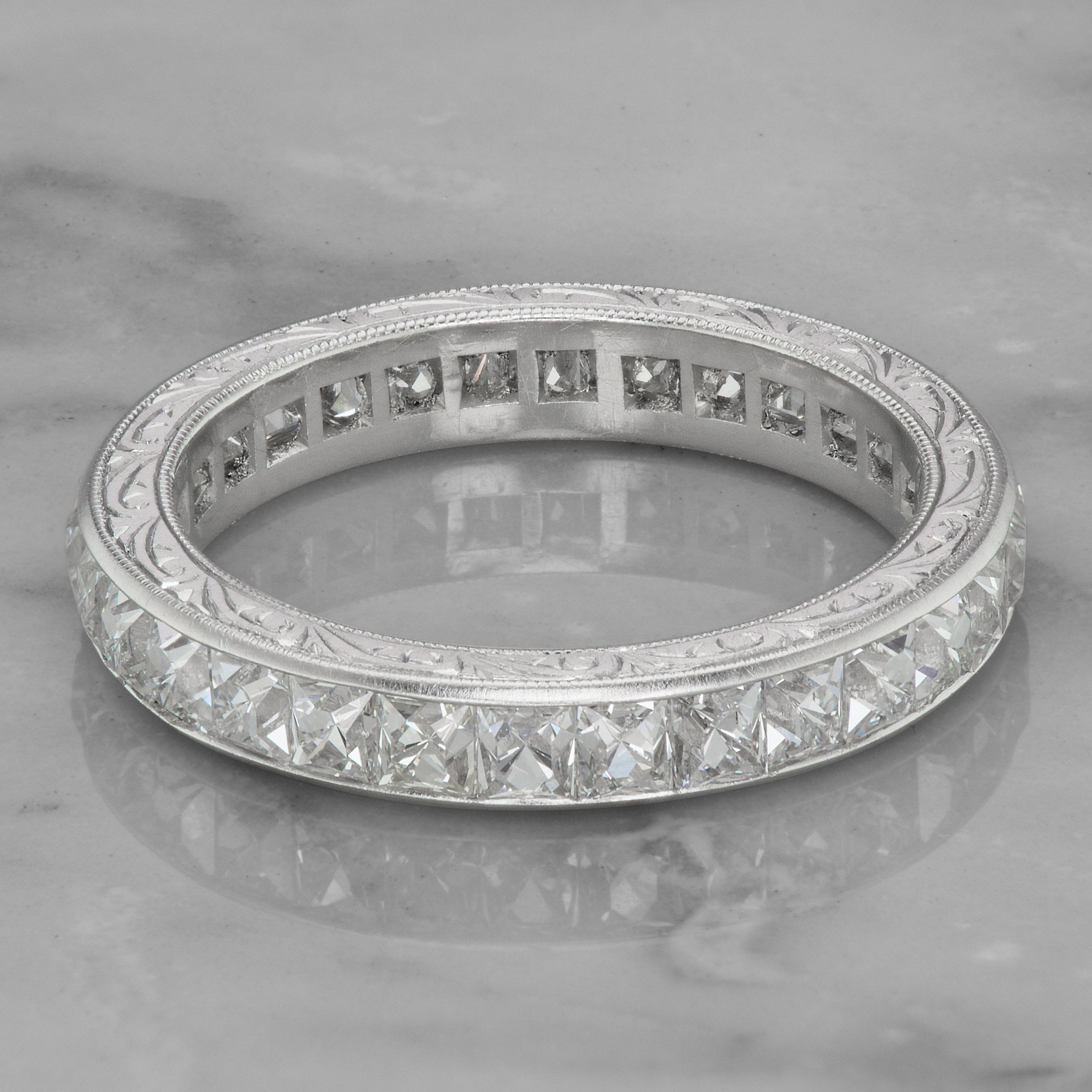 French Cut Eternity Band