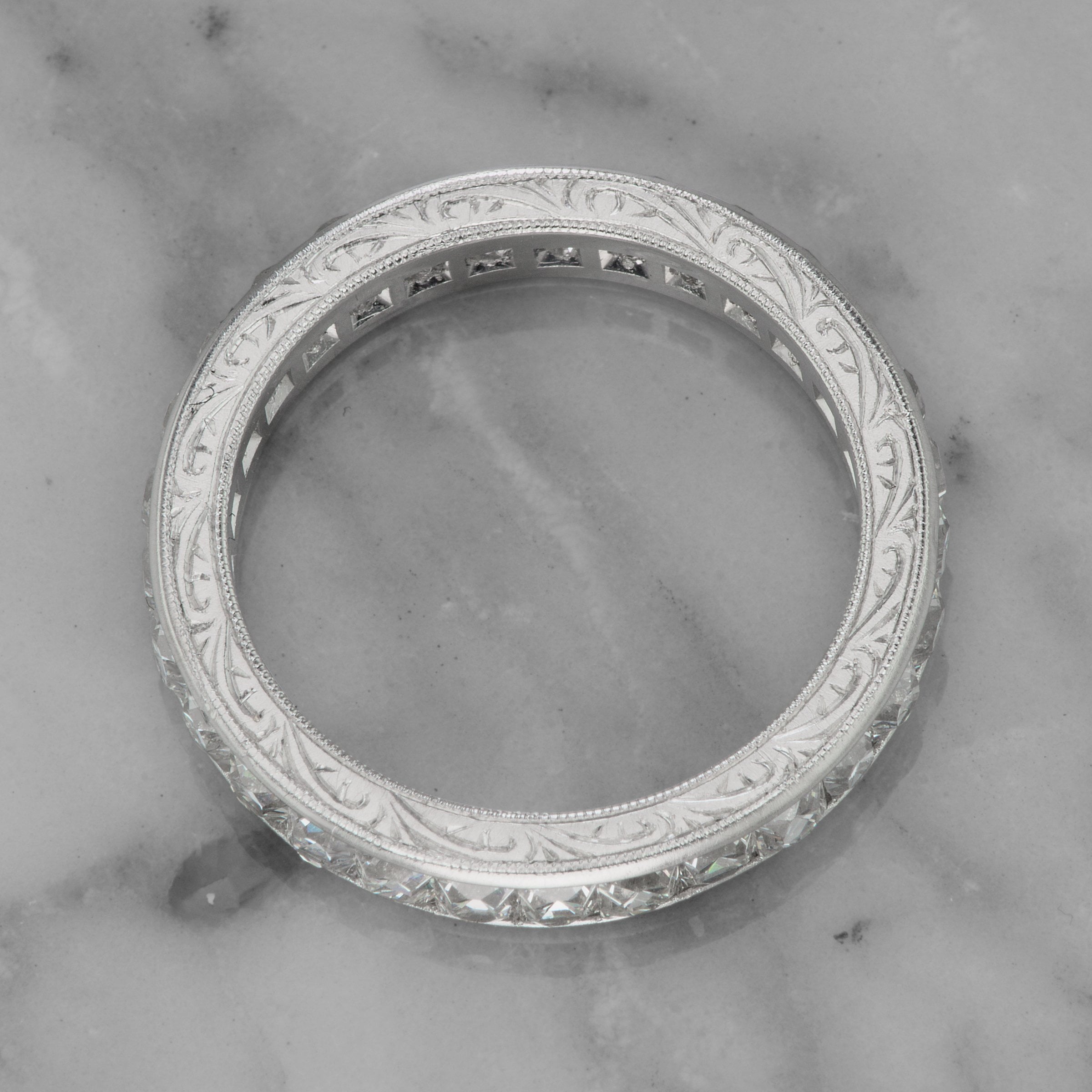 French Cut Eternity Band