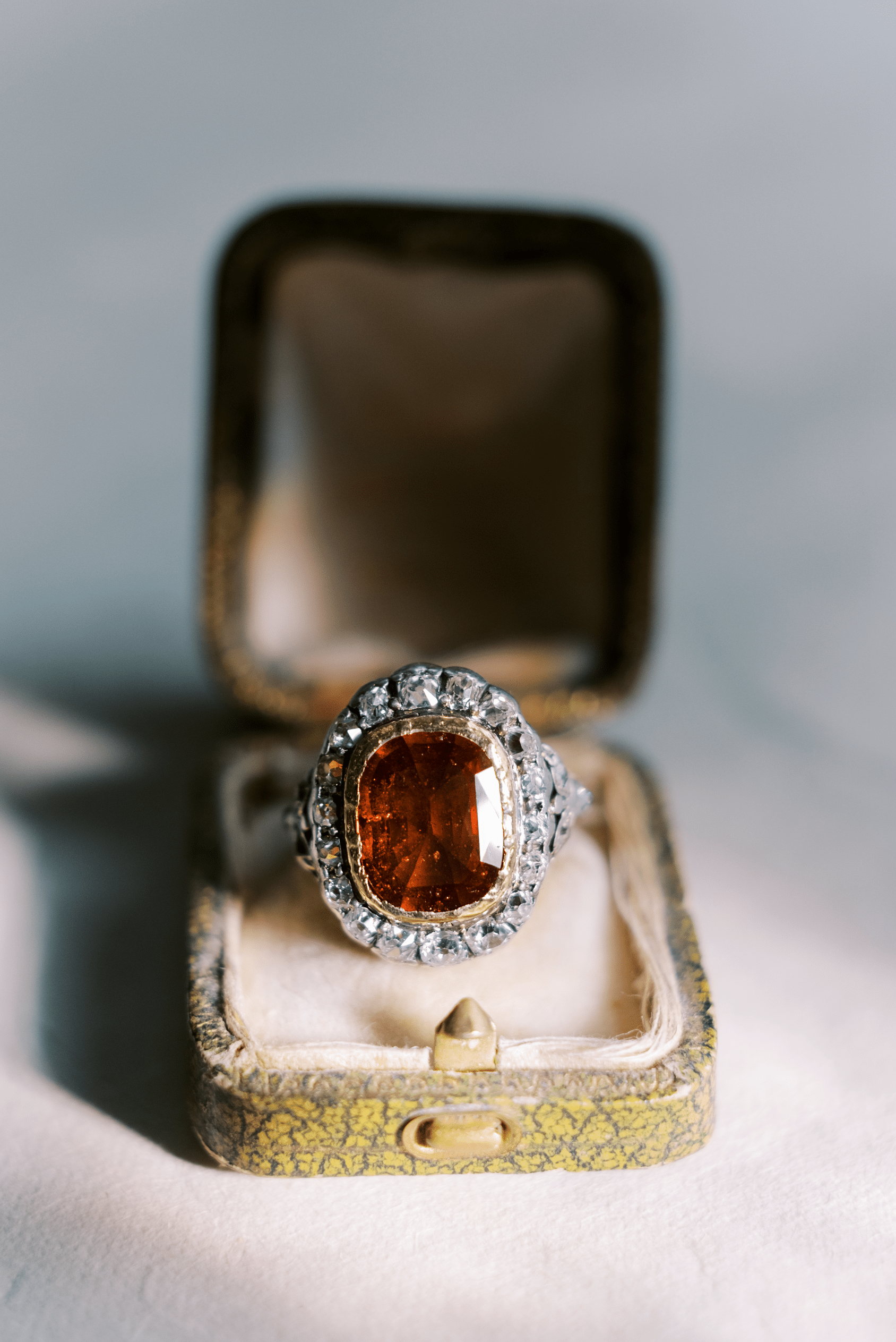 diamond in two-tone setting