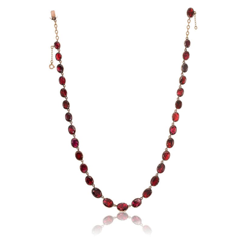 Garnet Riviere Necklace