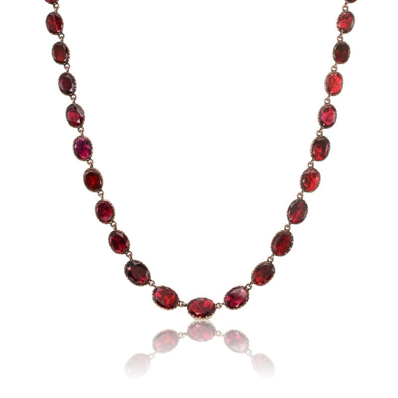 Garnet Riviere Necklace