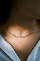 Half Tennis necklace