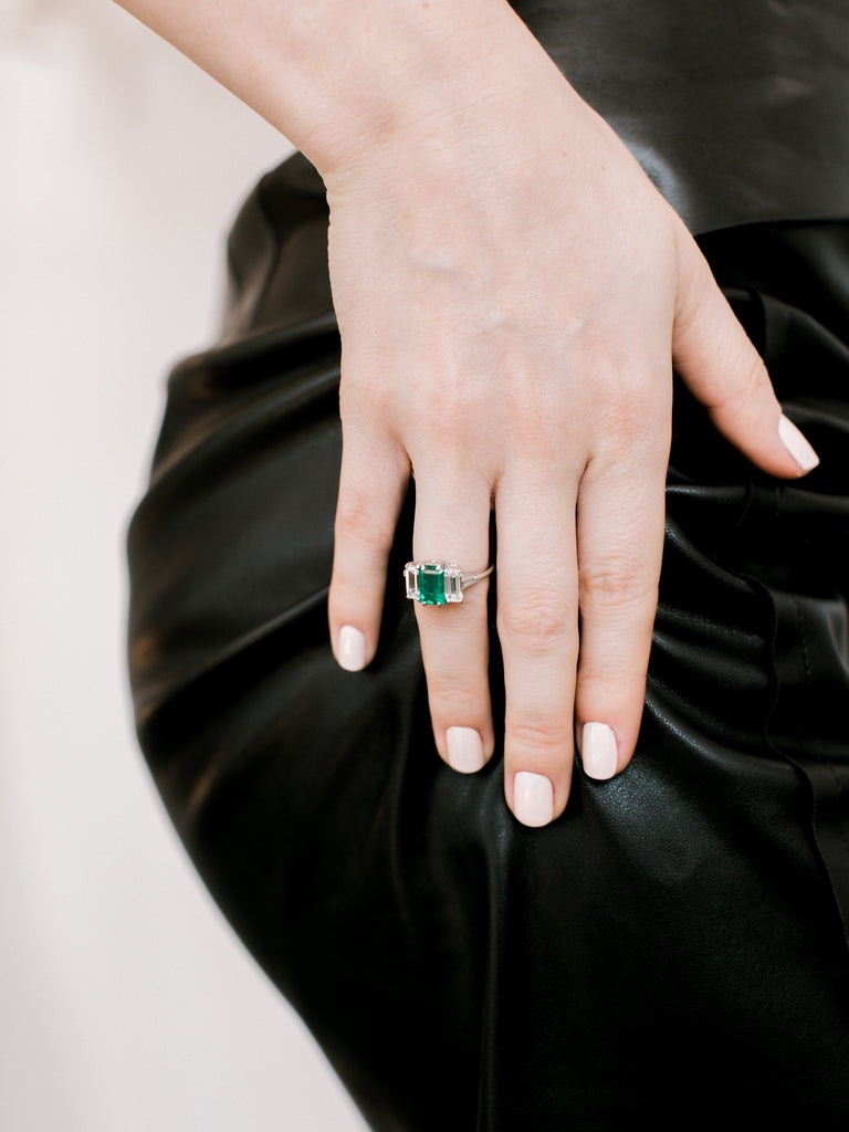 J.E. Caldwell Emerald Ring