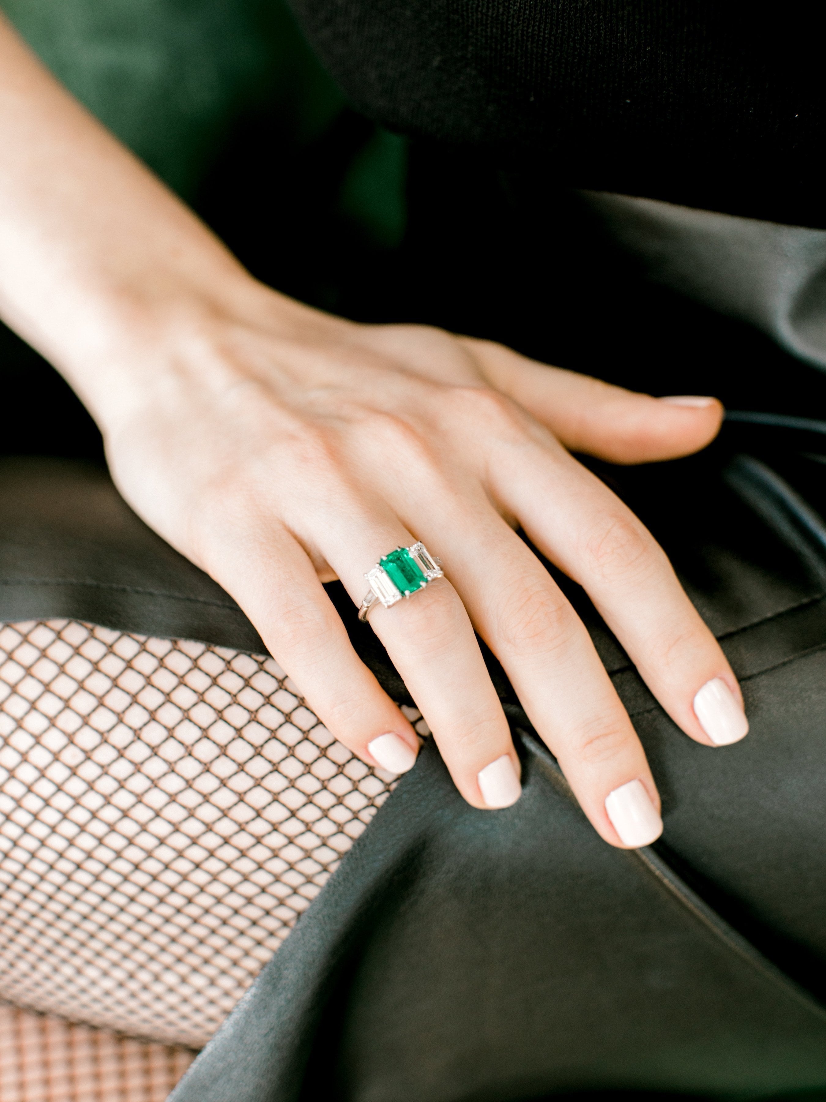 J.E. Caldwell Emerald Ring