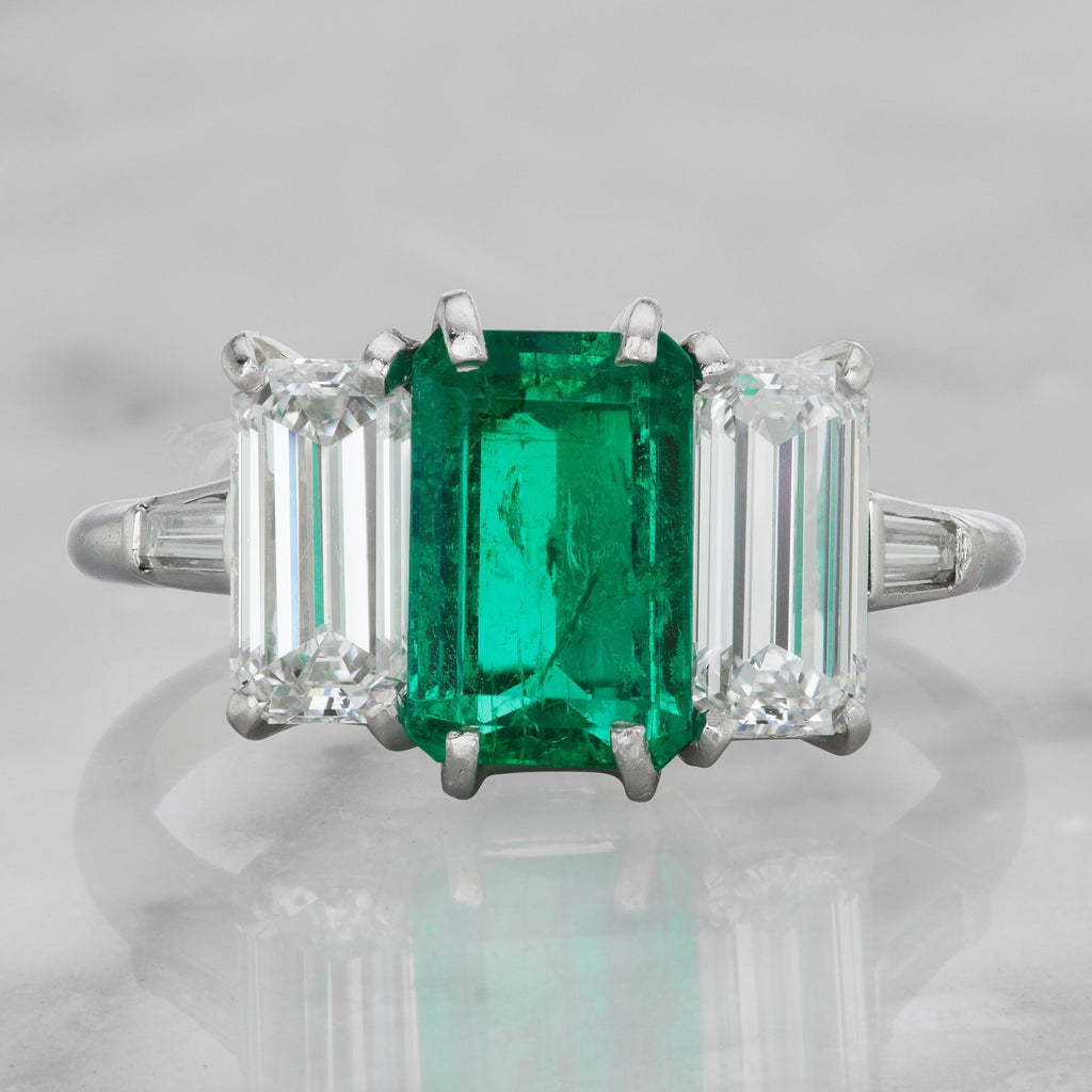 J.E. Caldwell Emerald Ring