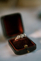 Vintage Three Stone Old Euro Ring