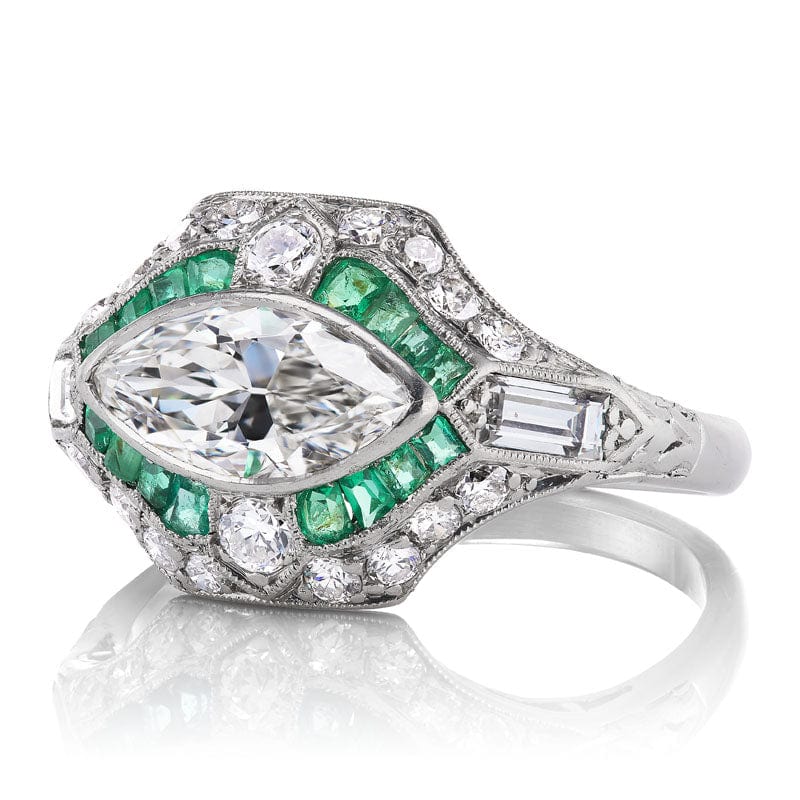 Moval Diamond diamond with gemstone