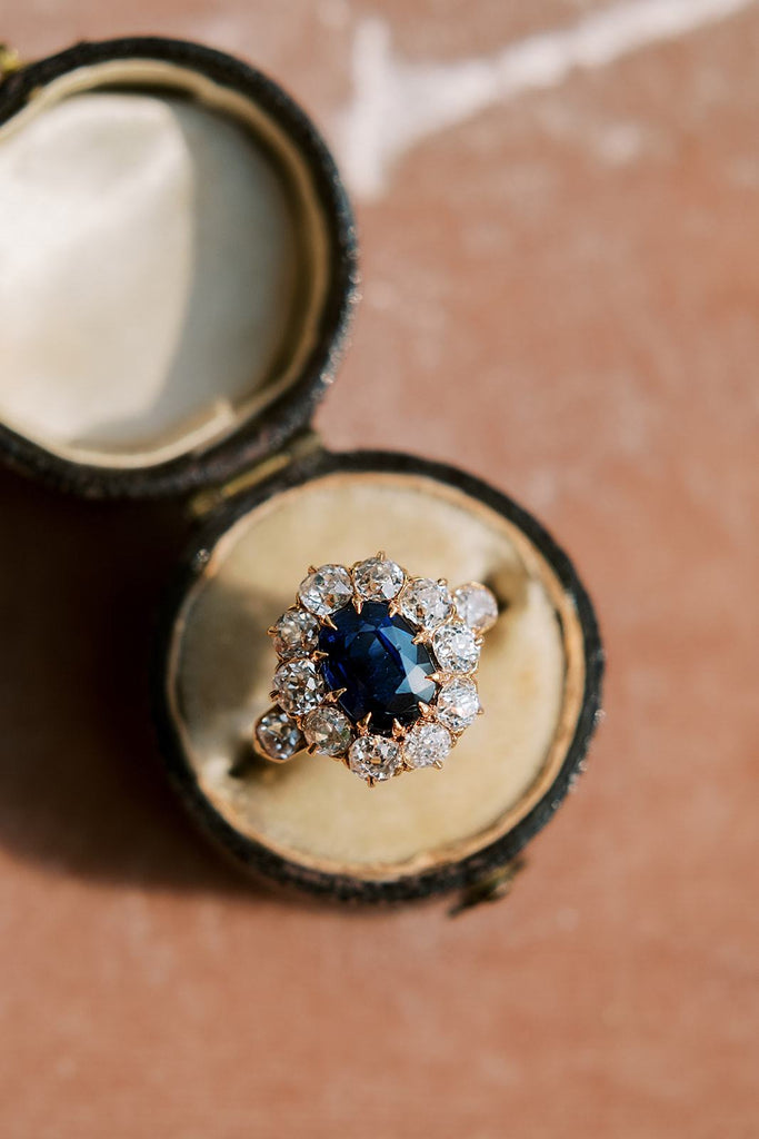 Natural Cambodian Sapphire Ring